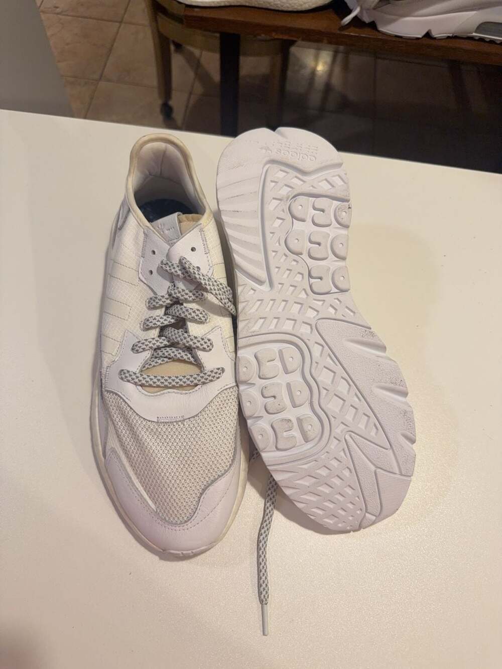 adidas Nite Jogger Grey One Crystal White - Feb 2020 - DA8692 - ,